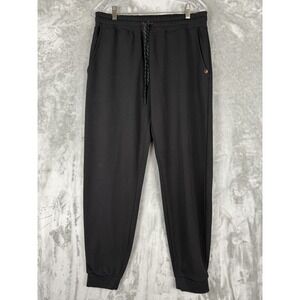 Salt Life Men's Black Jogger Sweatpants Medium Cotton Polyester Relaxed Fit